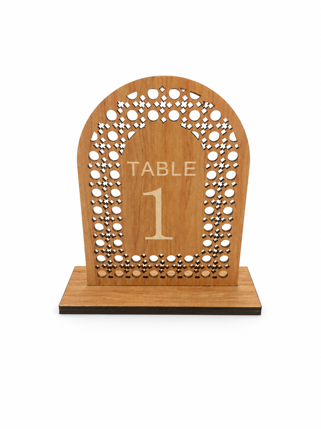 Moroccan/Rattan Table Numbers 1 - 20
