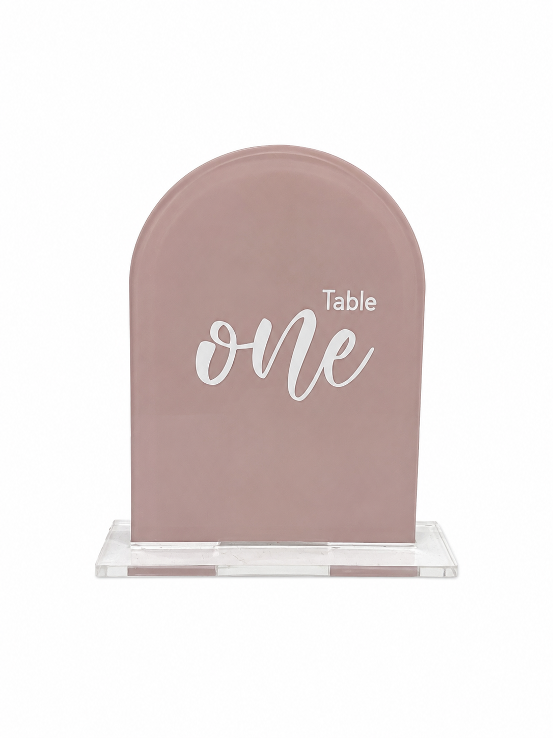 Pink Table Numbers 1-9