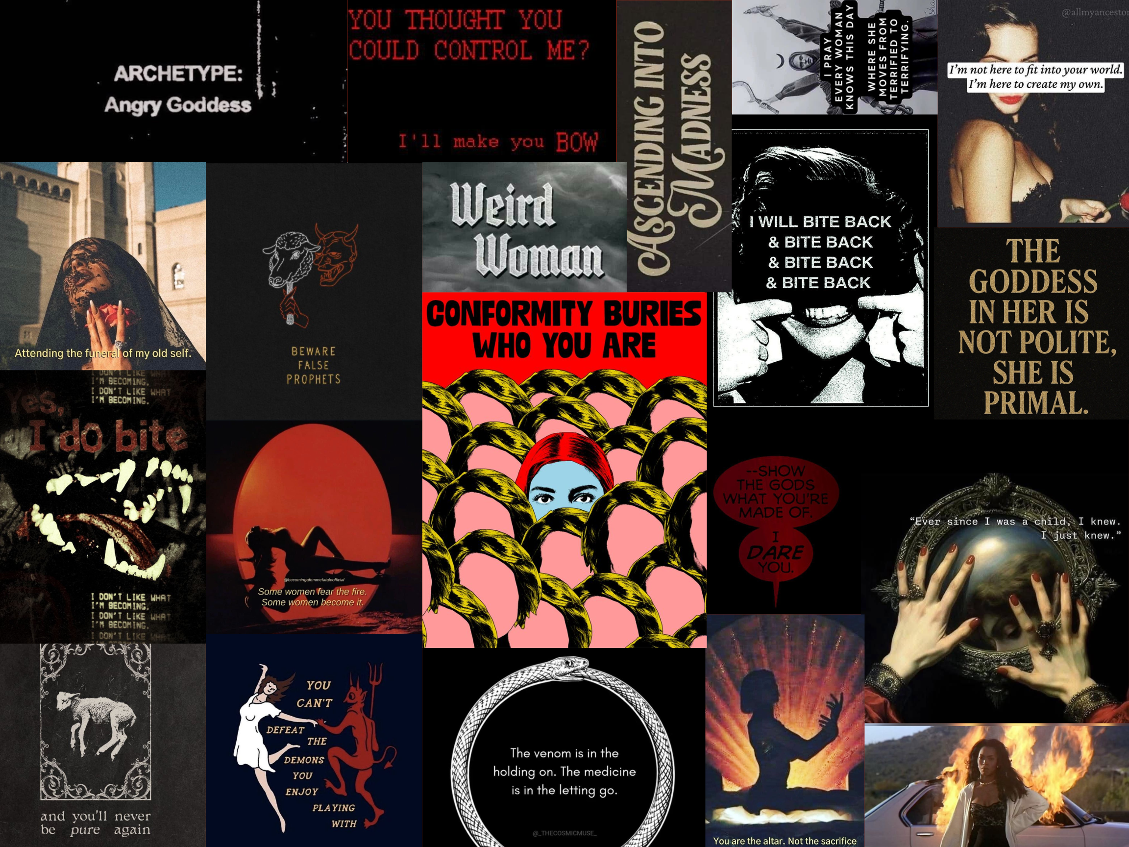 Ruined Woman Collage