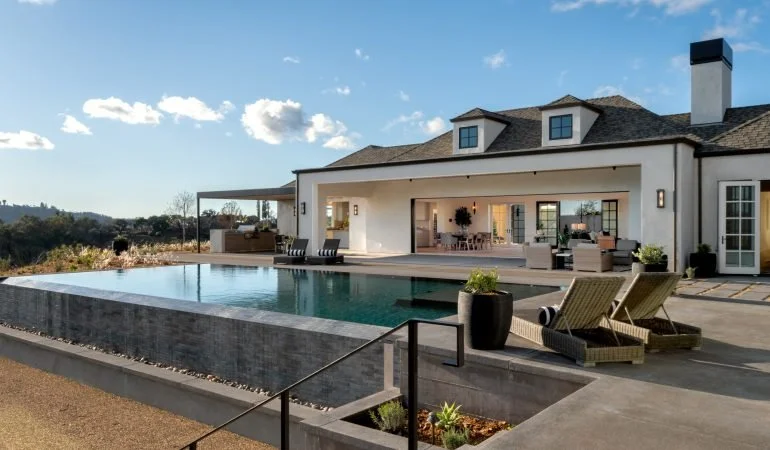 Luxury new construction home in sonoma county