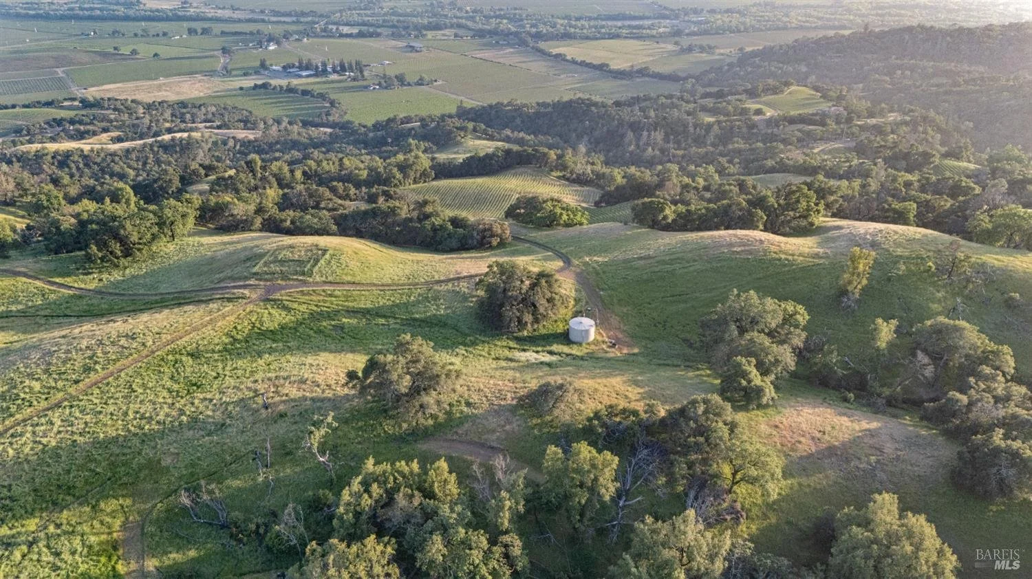 Rolling green hills in geyserville perfect for a custom estate build