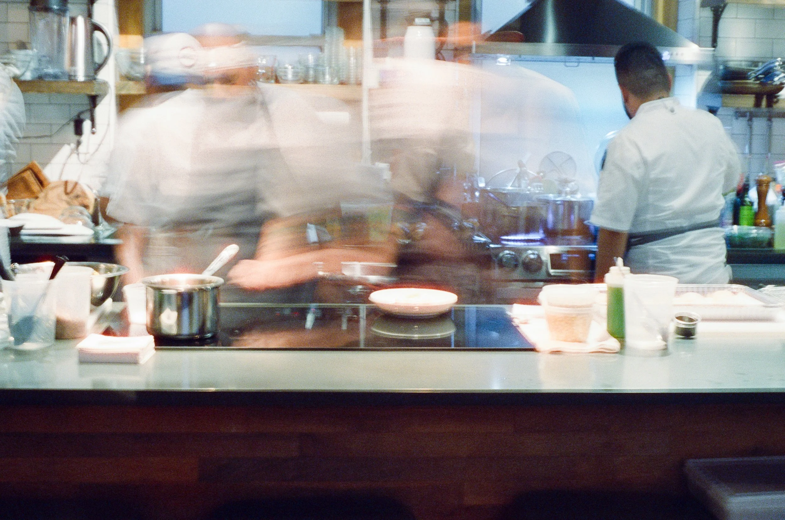 Artistic photography interpreting motion in a kitchen. How can something that is visually pleasing can also help your business.