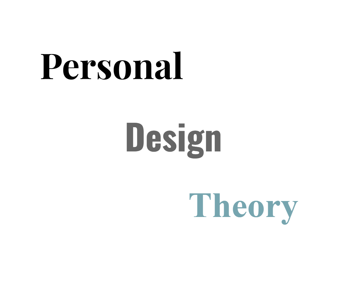 Personal Design Theory