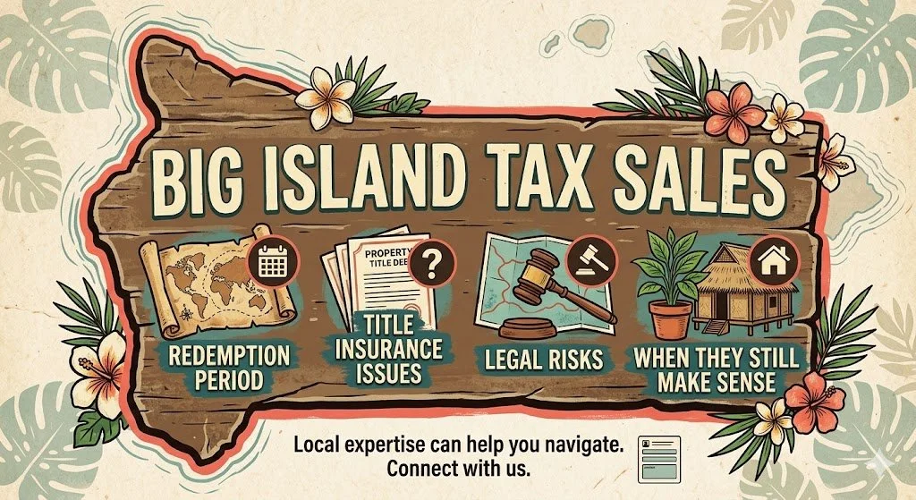 Tax Lien Sales in Hawaii: How They Work, Risks, Title Insurance Issues, and When They Still Make Sense