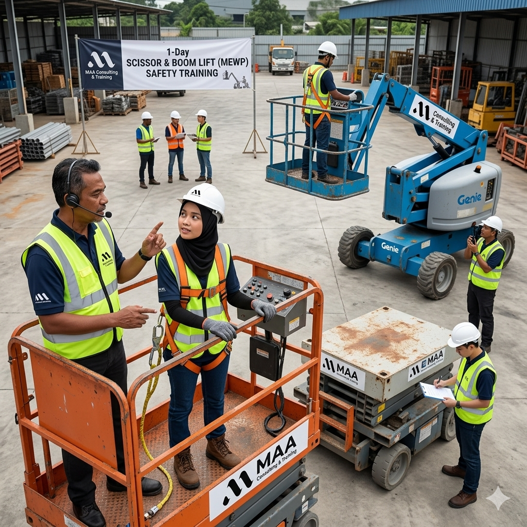 1 day program on scissor and genie lift (mewp) safety