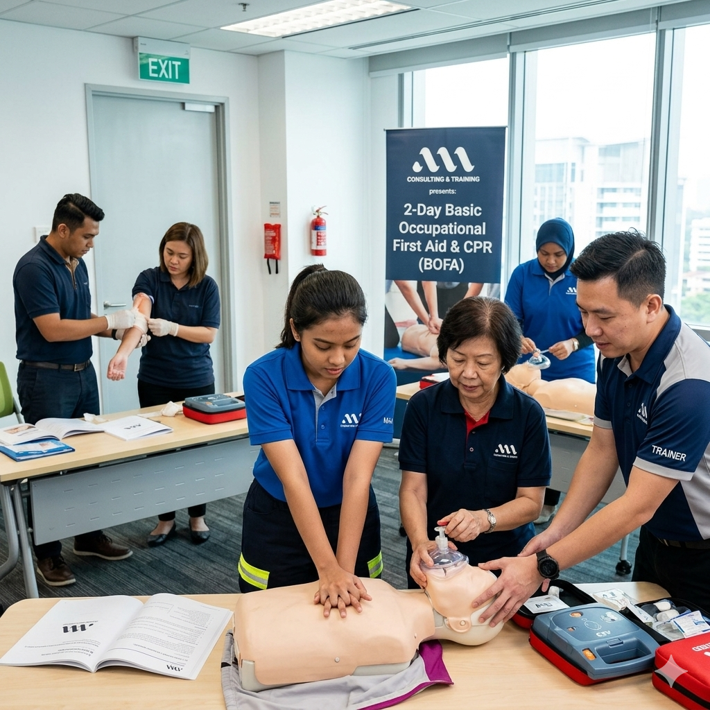 2 days program on basic occupational first aid and cpr (bofa)