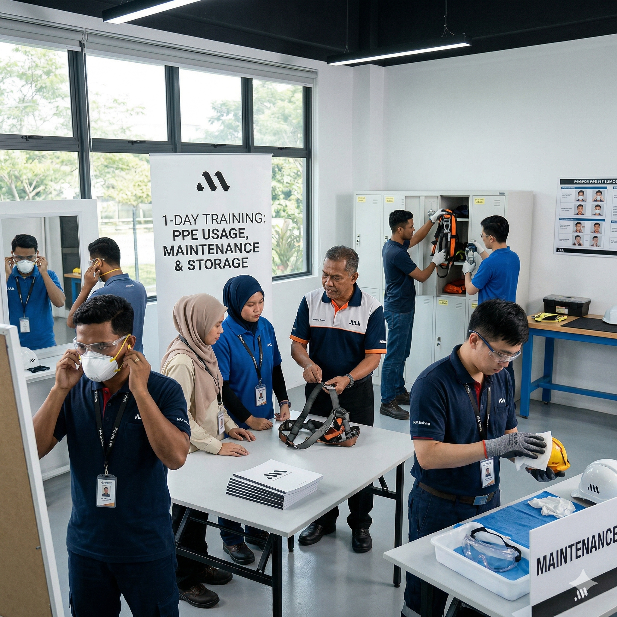 1 day program on usage, maintenance and storage of personal protective equipment (ppe)