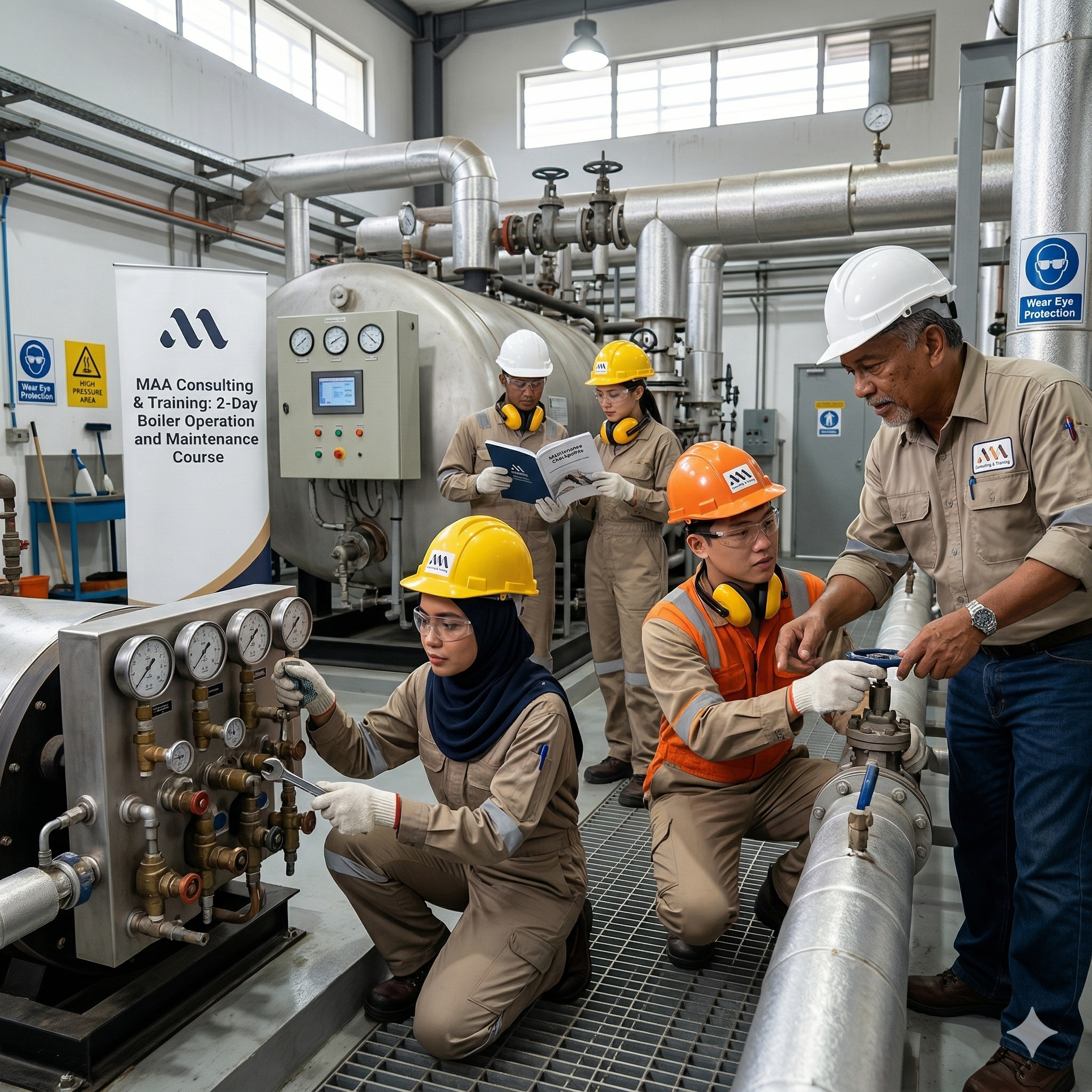 2 days program on boiler operation and maintenance