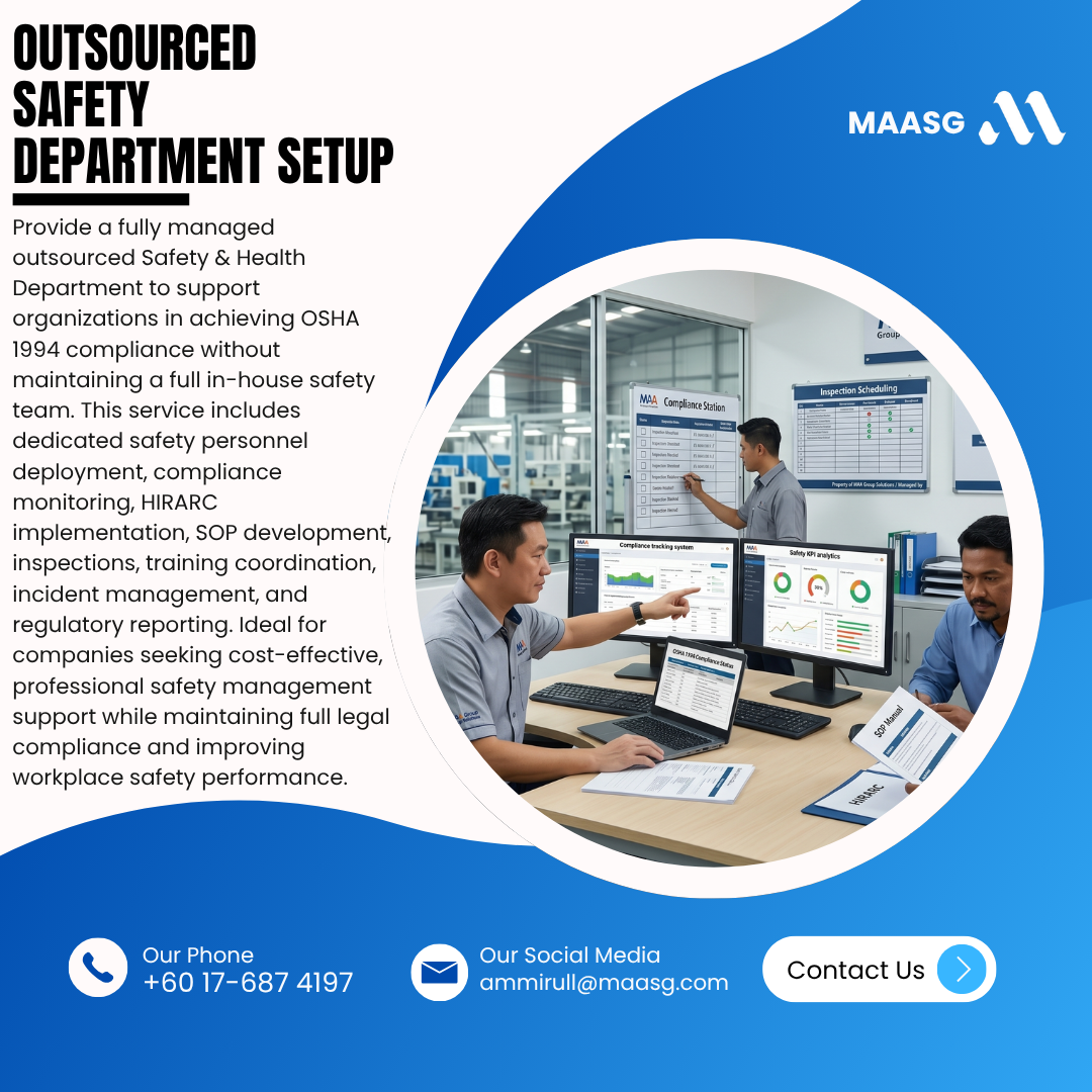Outsourced Safety Department Setup