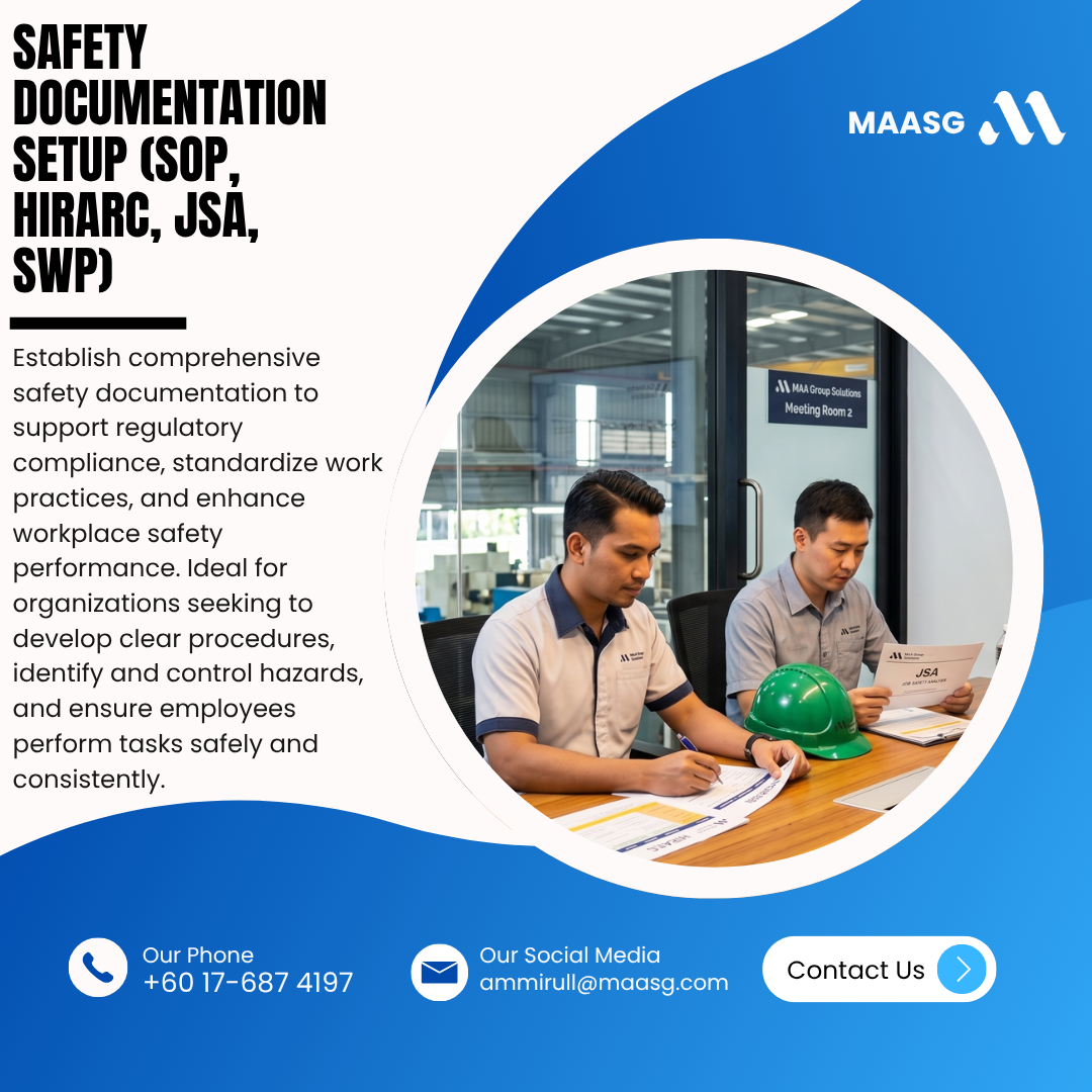 Safety Documentation Setup (SOP, HIRARC, JSA, SWP)