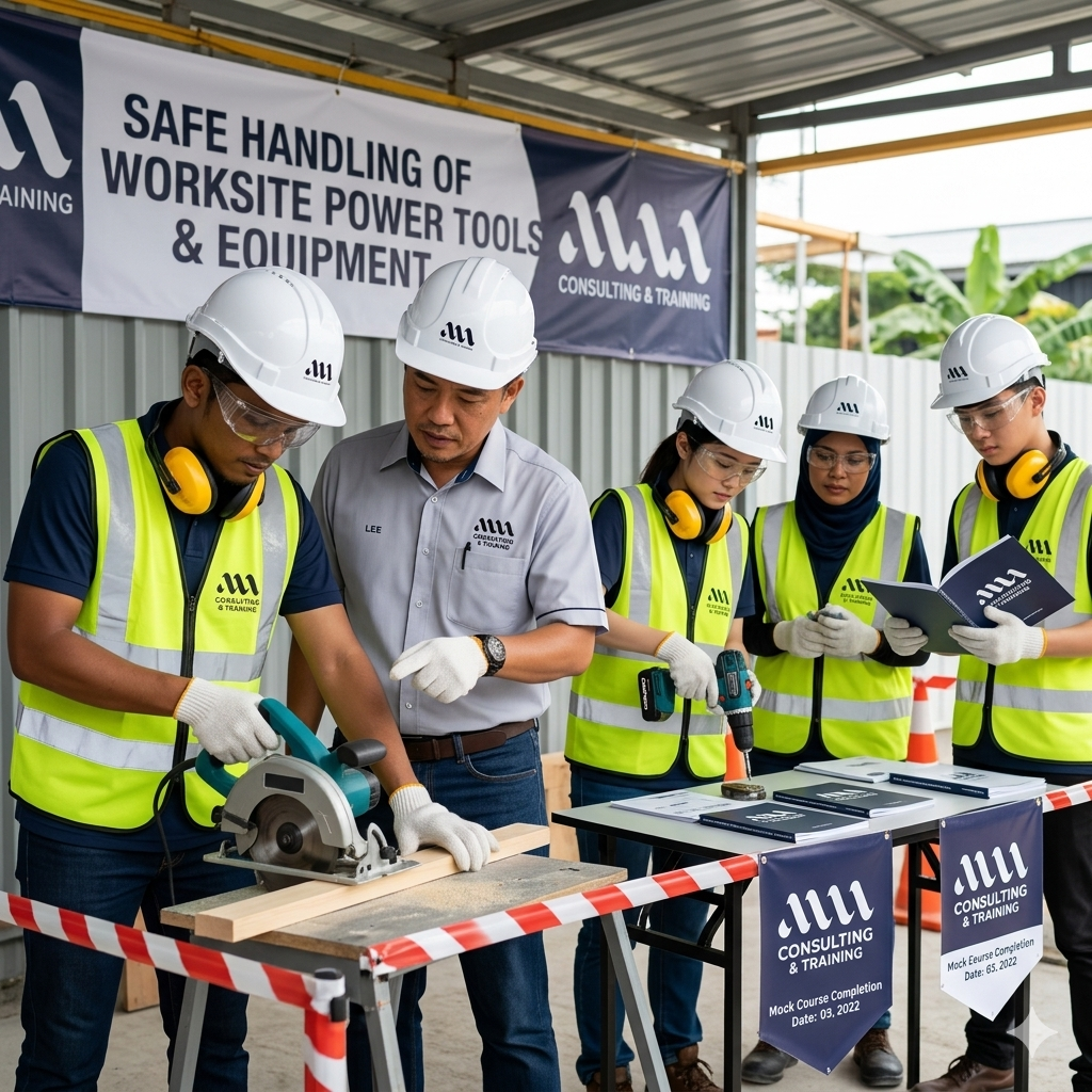 2 days - safe handling work site power tools equipment