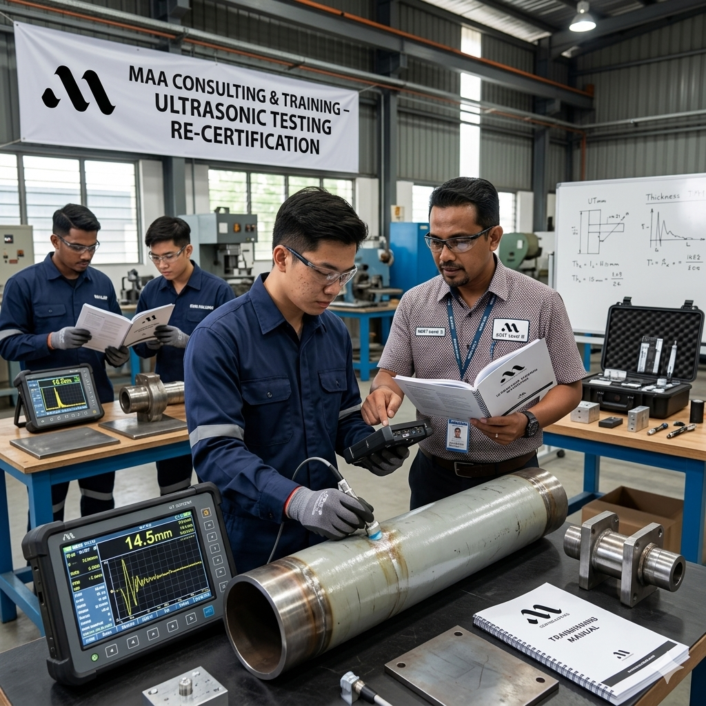2.5 days program on ultrasonic testing (re certifaction)