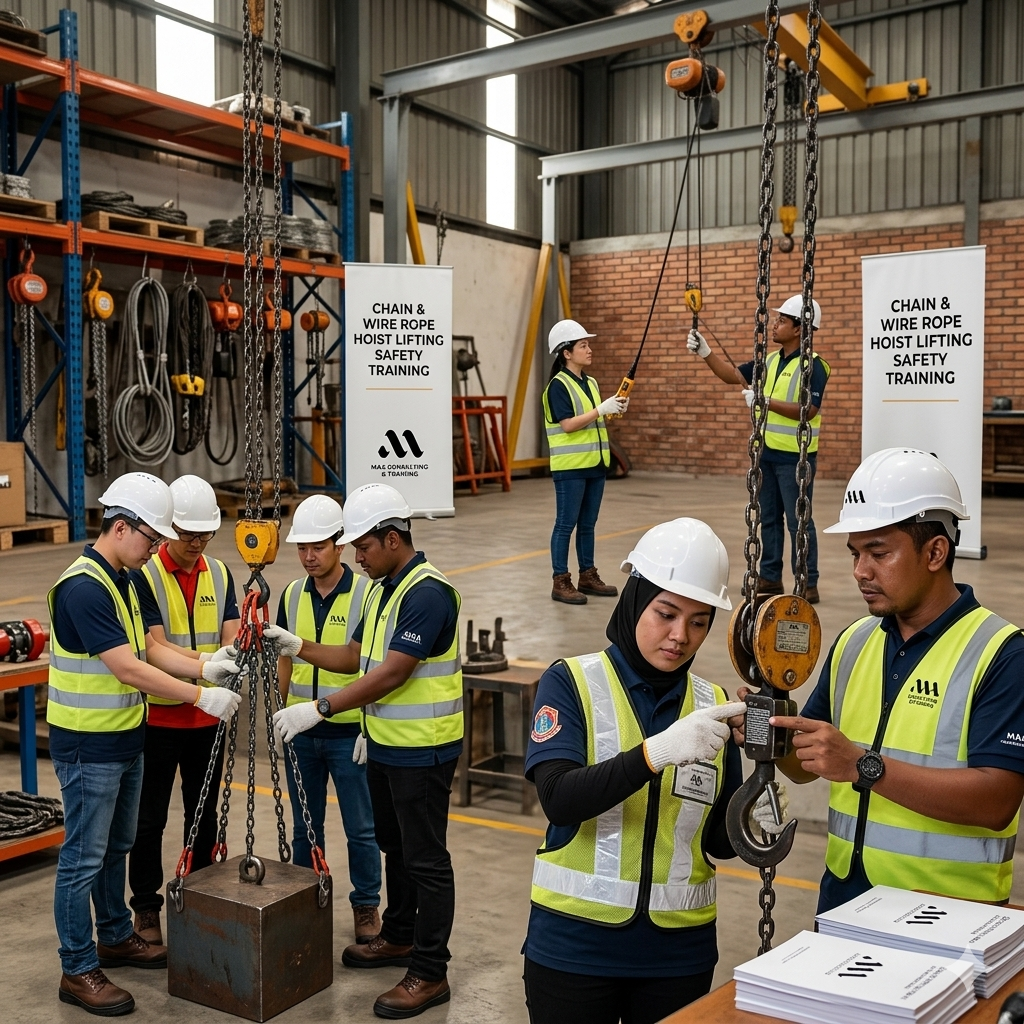 2 days program on chain & wire rope hoist lifting safety