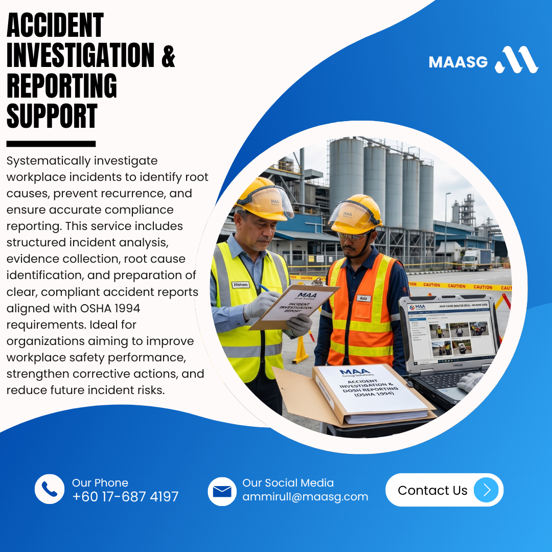 Accident Investigation & Reporting Support
