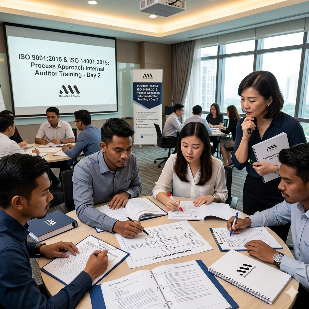 2 days progam on understanding standard requirement, process approach internal audit for iso qms 9001 : 2015& ems 14001 : 2015