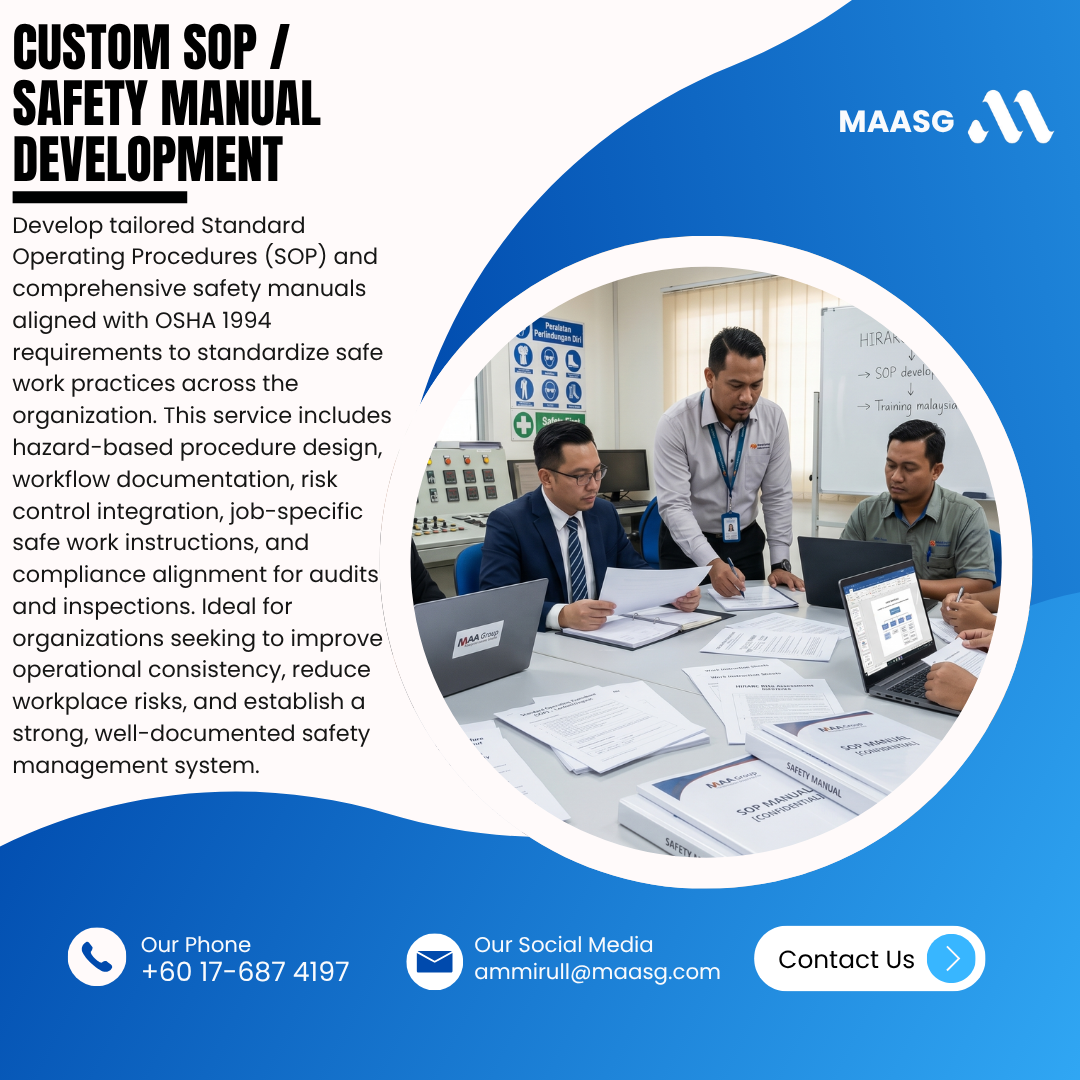 Custom SOP / Safety Manual Development