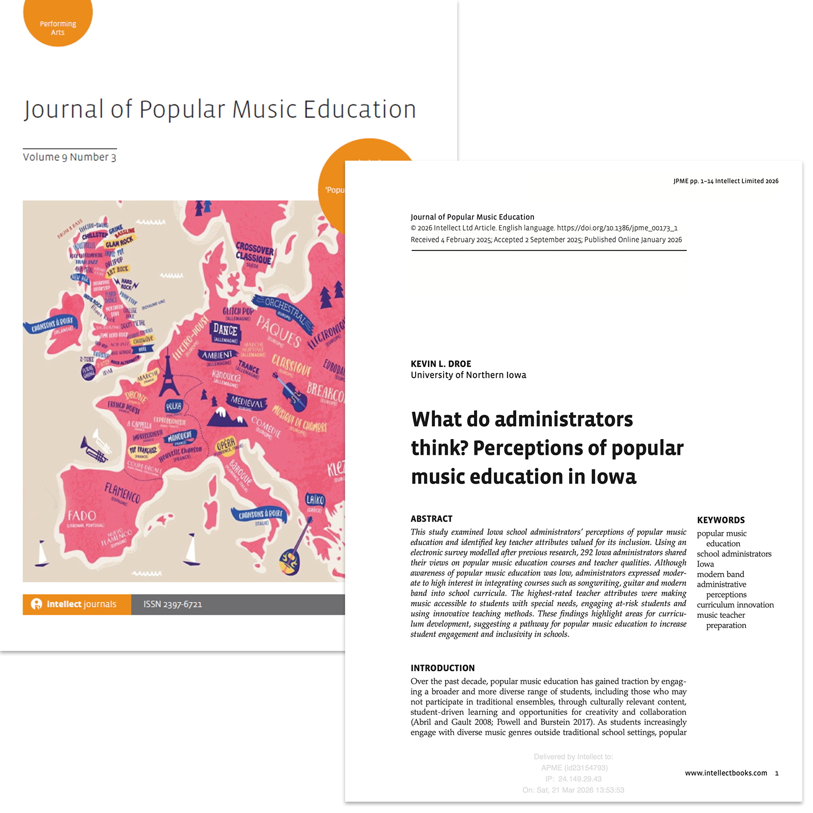 What do administrators think? Perceptions of popular music education in Iowa