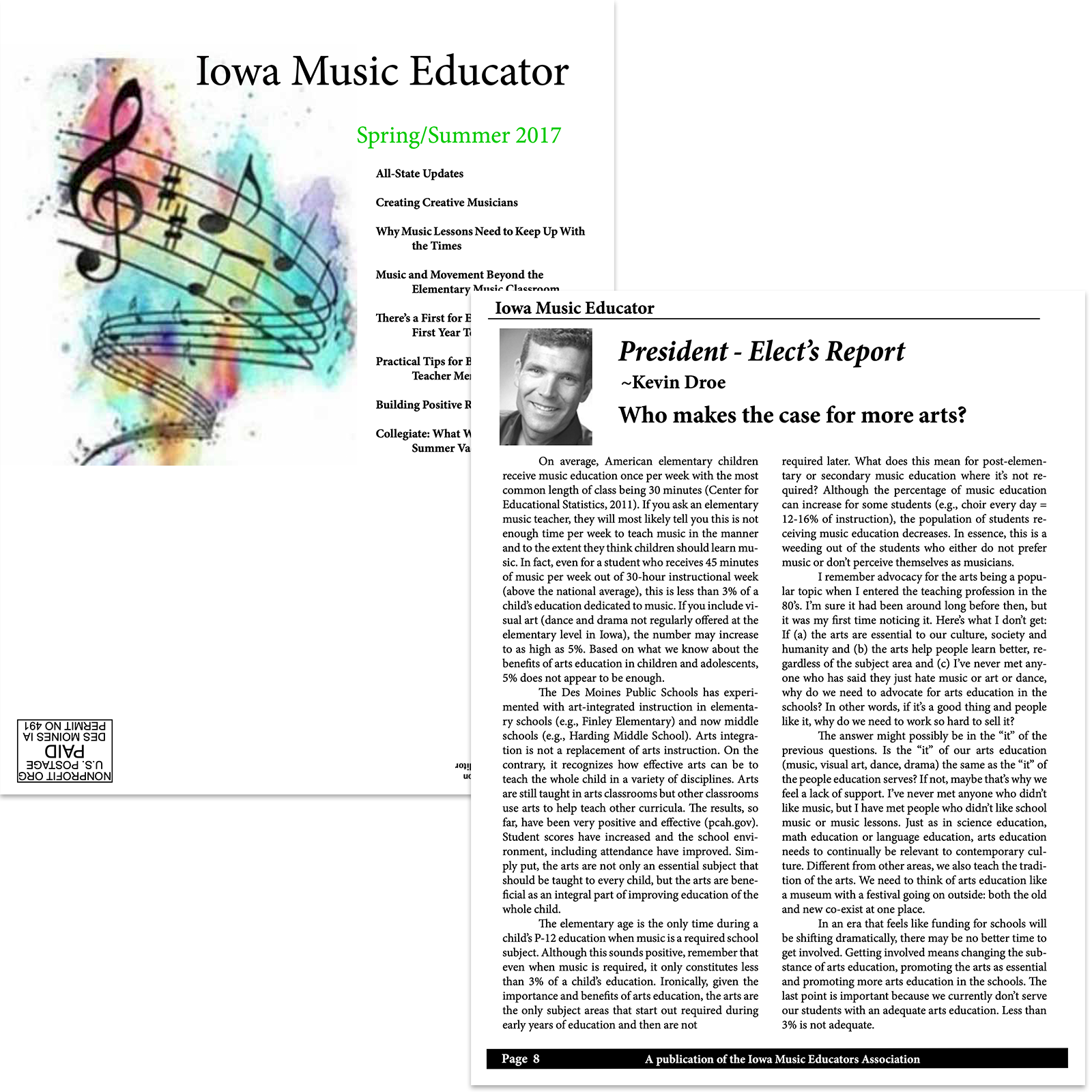 Who makes the case for more arts?