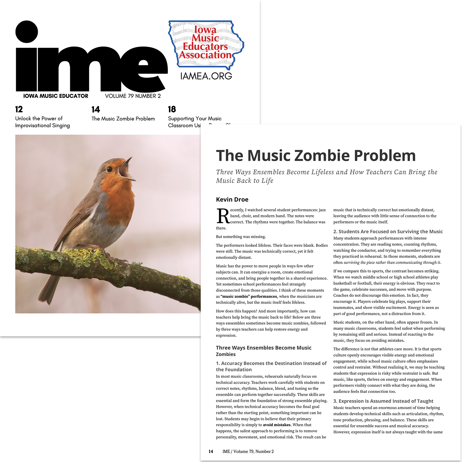The Music Zombie ProblemThree Ways Ensembles Become Lifeless and How Teachers Can Bring the Music Back to Life