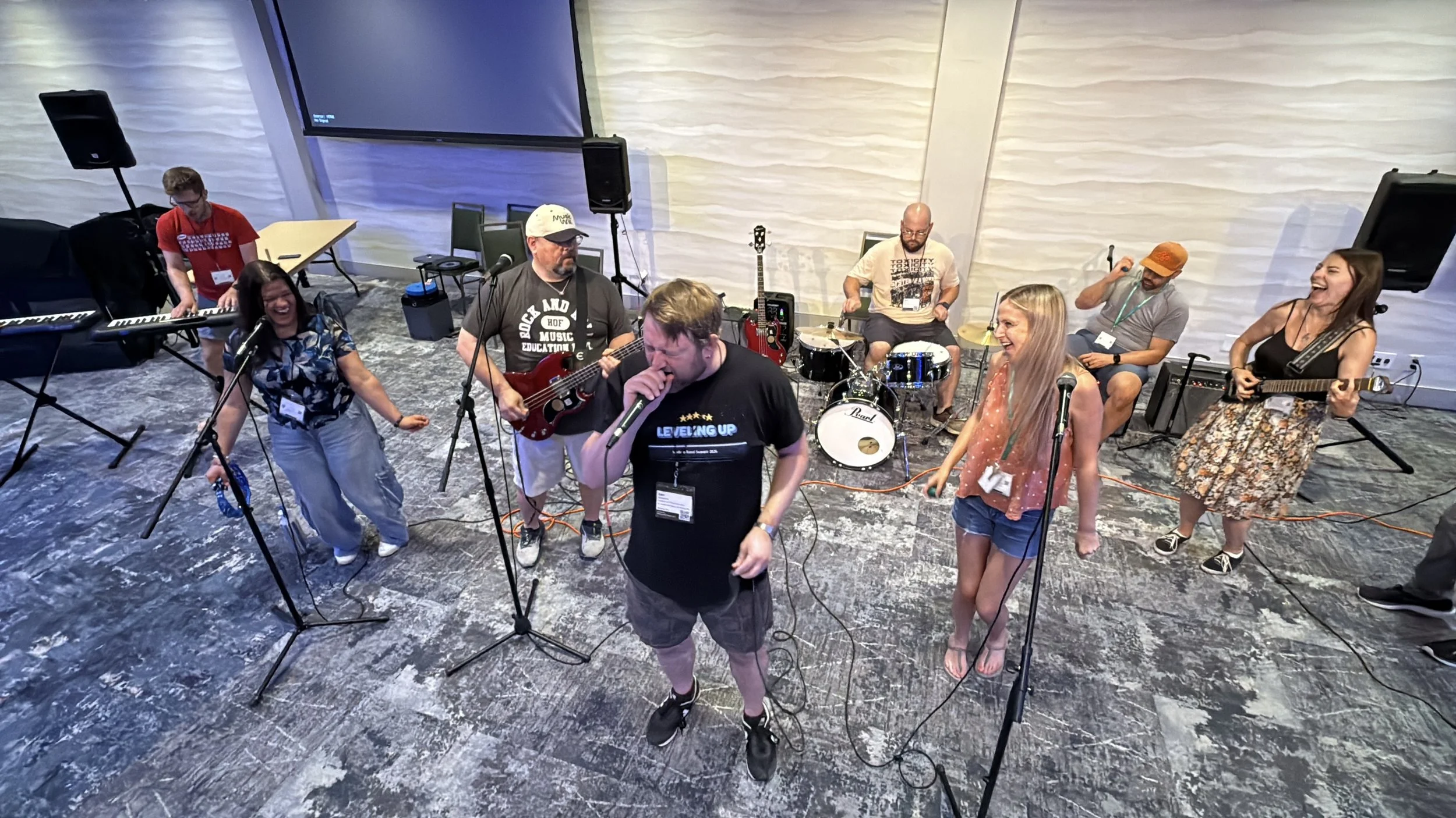 The Teacher as the Band's Biggest Fan