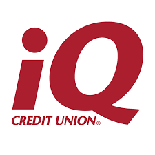 IQ Credit Union logo with a large red lowercase 'i' and 'Q' and the words 'CREDIT UNION' below.