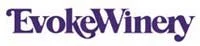 Evoke Winery logo in purple text