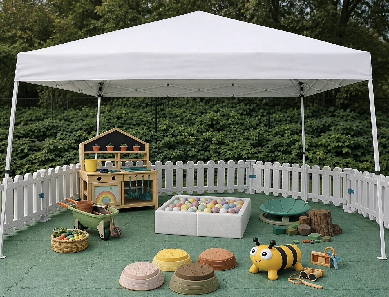 the tent