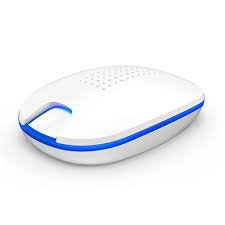 Appareil médical blanc avec une ligne bleue