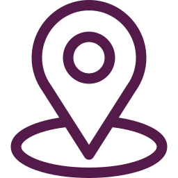 Purple location pin icon.