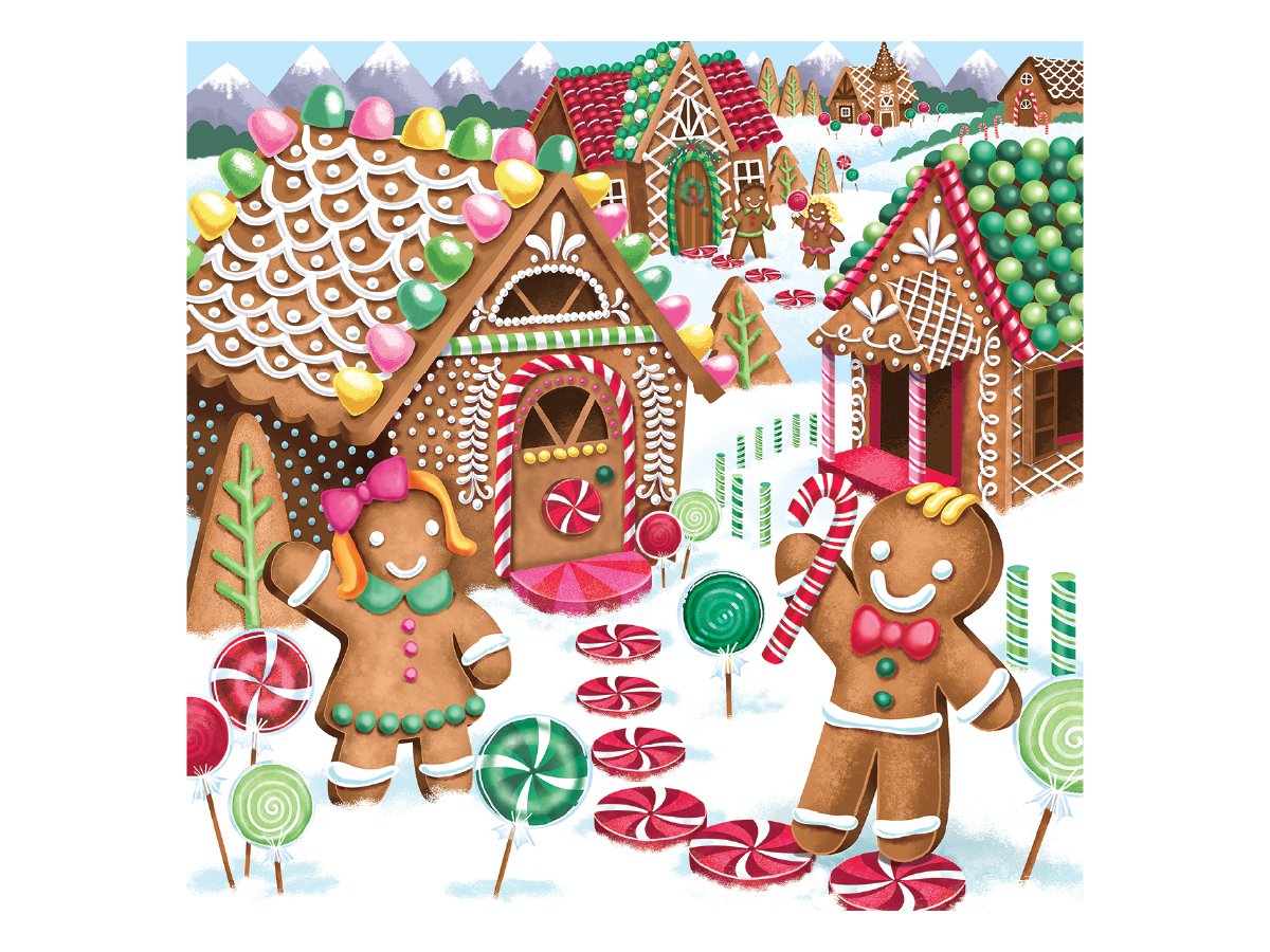 Original illustration for a party room wrap