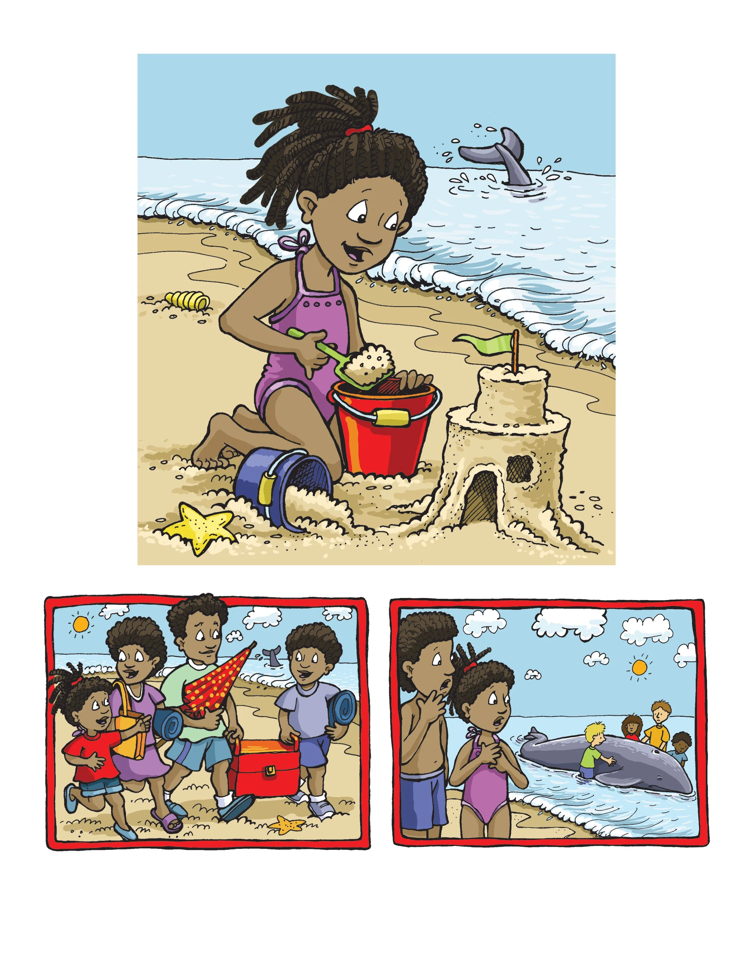 Artwork for educational publishing client