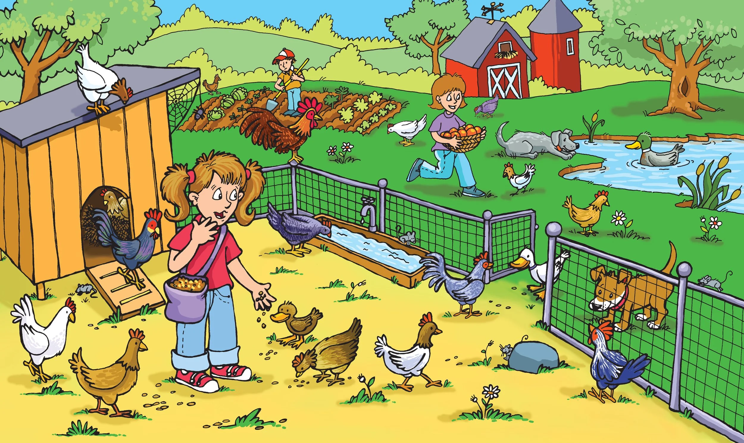 Spread for Puzzle Buzz Magazine published by Highlights for Children