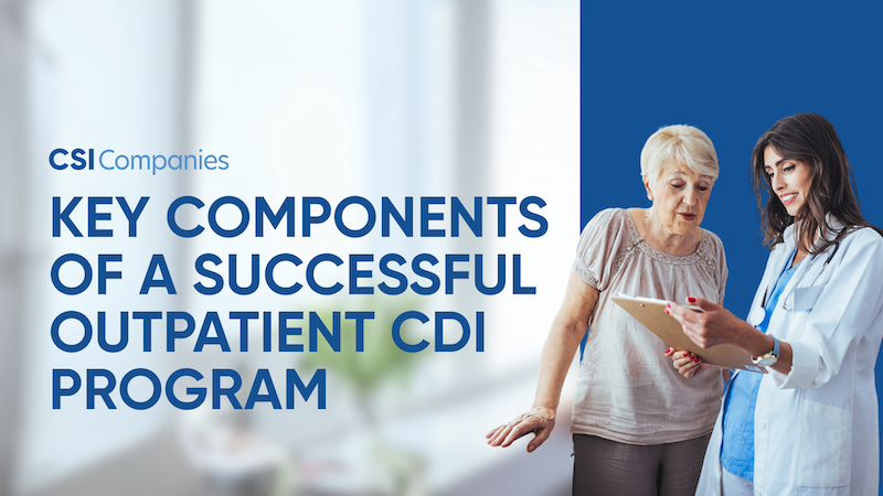 Key Components of a Successful Outpatient CDI Program