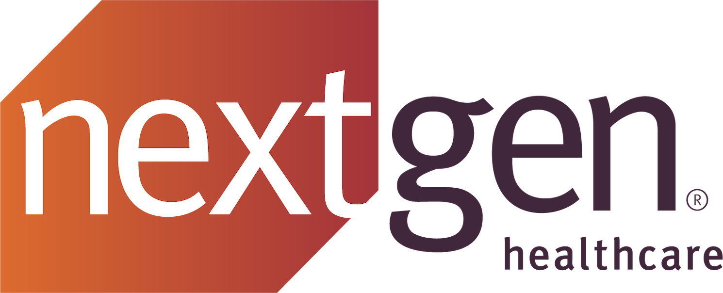  logo with the text Nextgen healthcare