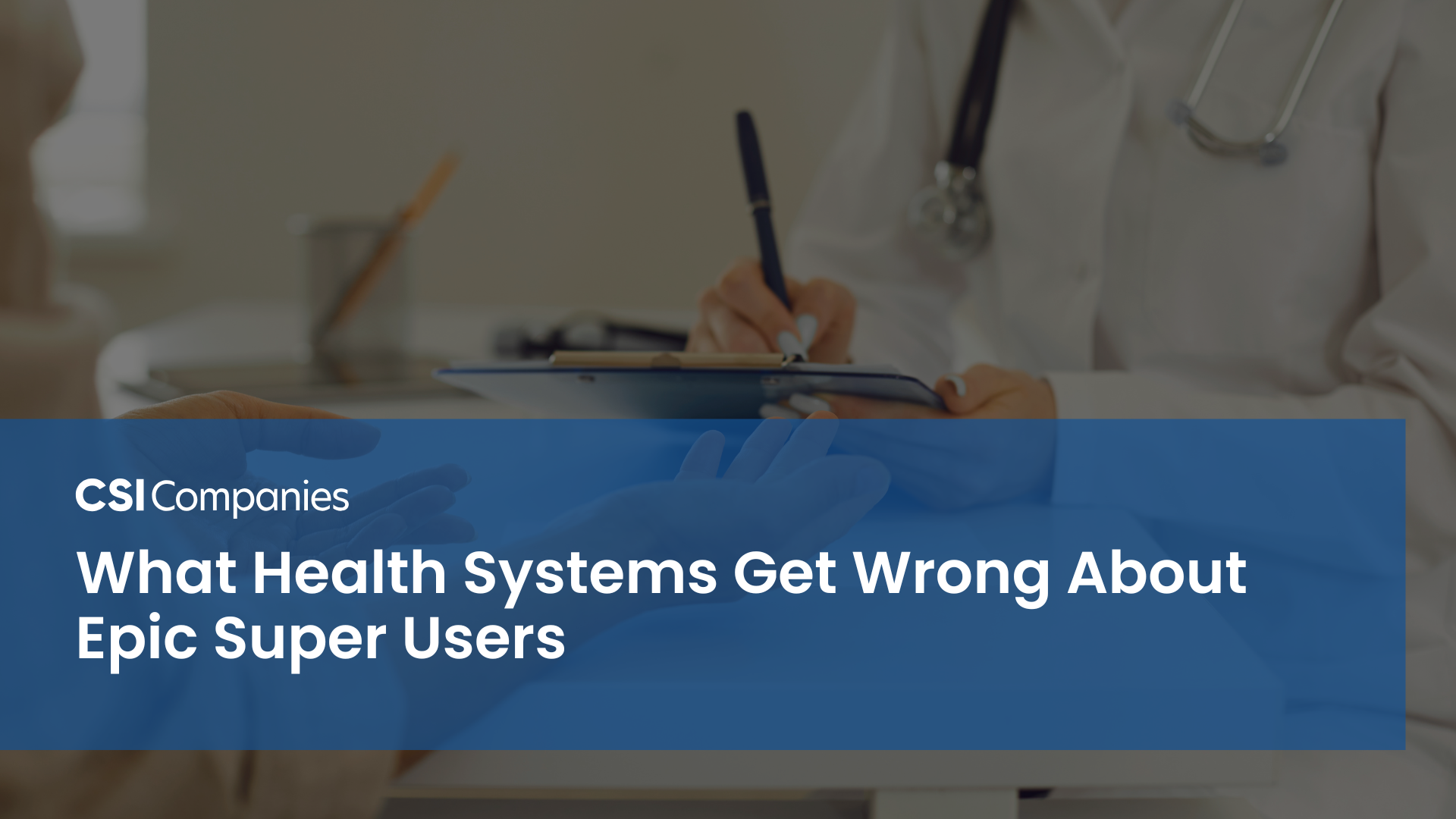 What Health Systems Get Wrong About Epic Super Users