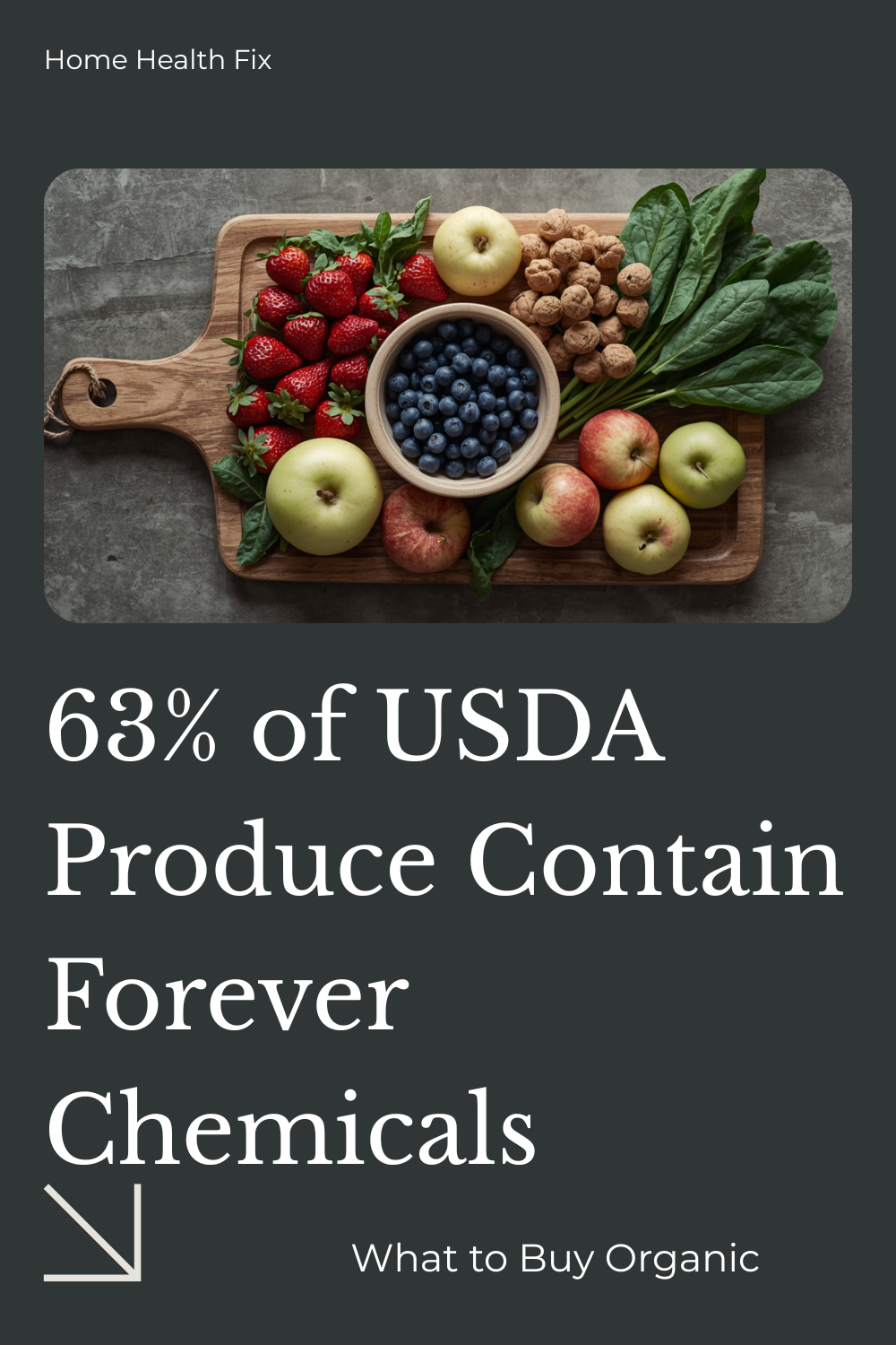 63% Produce Contain Forever Chemicals
