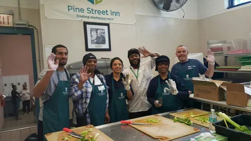 Back to the Pine Street Inn in Boston!