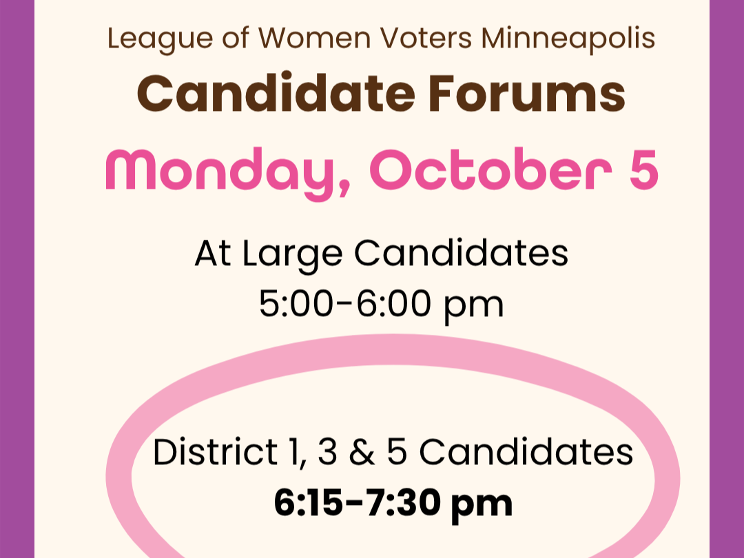 League of Women Voters Candidate Forum