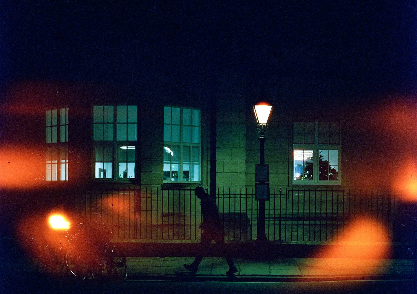 Sometimes a bit of &lsquo;light leak&rsquo; is very welcomed and just makes an image that much more special!
Photograph taken around Oxford with medium format film using my Mamiya 645 Pro Tl. 
Film used Cinestill800
Developed by the trusty hands at @