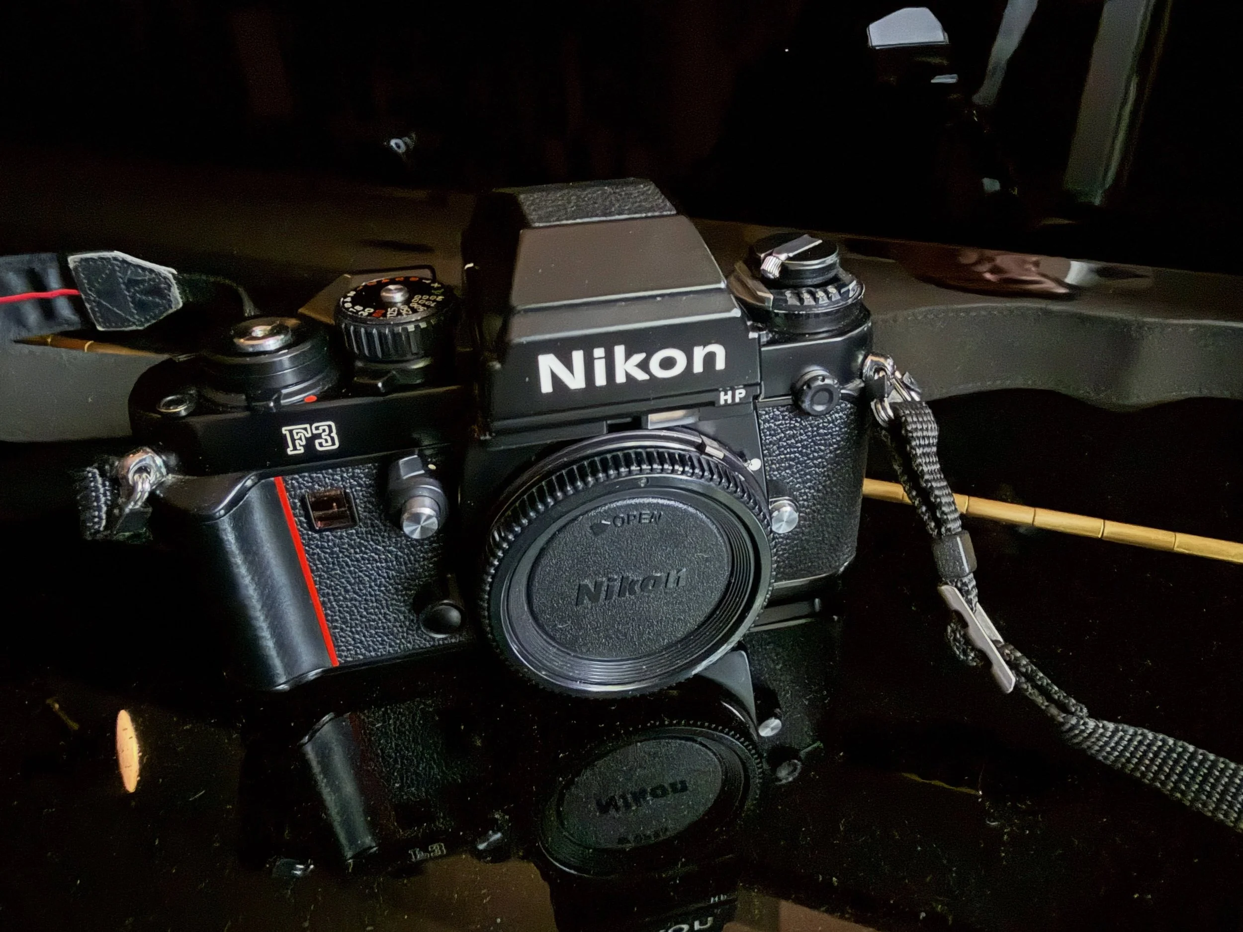 New/old film camera. The legendary Nikon F3! And it&rsquo;s in near immaculate condition. 
I finally managed to put a roll of Kentmere 400 through it while in Oxford yesterday. Everything seemed to be working fine, but until developed I really won&rs