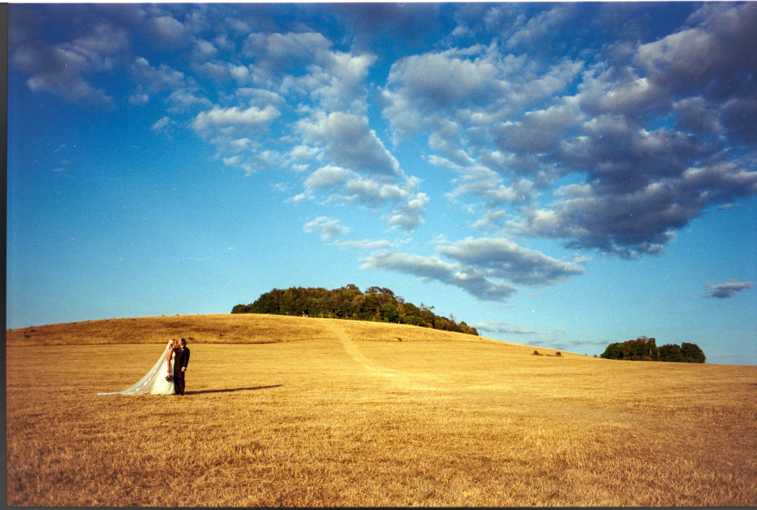 A look back to Chris and Gabbys summer wedding at the @earthtrustweddings a beautiful wedding photographed using 35mm film with a combination of Kodak Gold and Kentmere 400 films, with a Nikon F3 and a Nikon F100. 
This a quick pic I came across whil