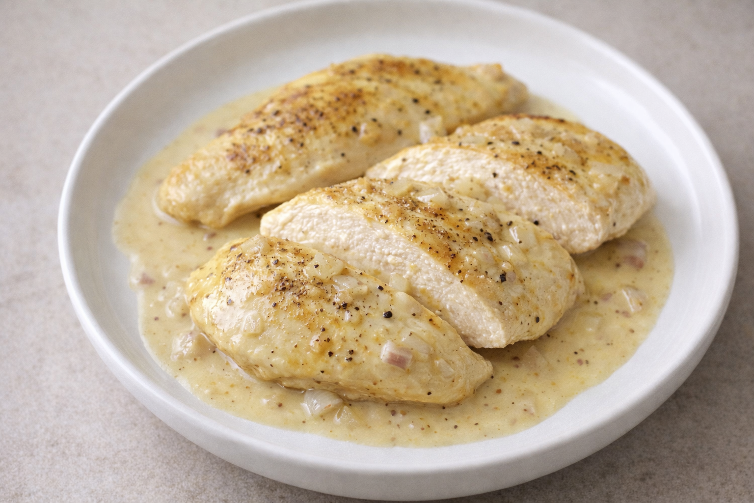 Chicken with Mustard Sauce