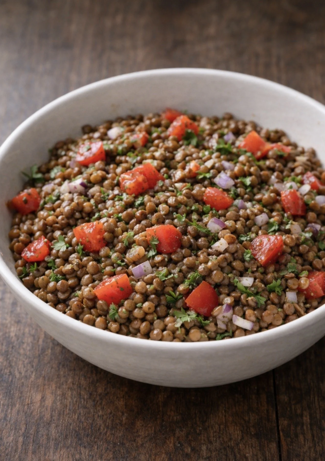 Lentil Salad with Lemon, Herbs &amp; Balsamic