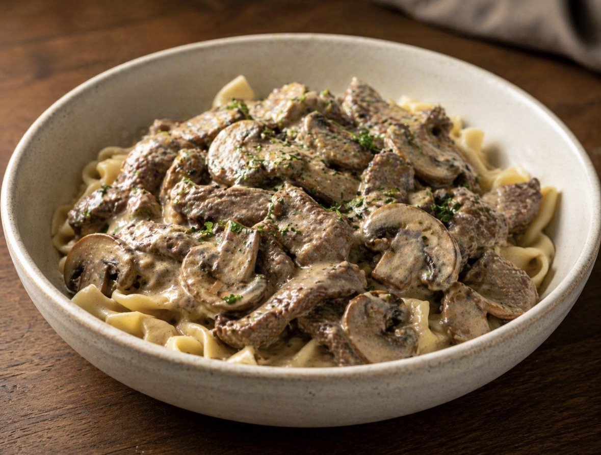 Beef Stroganoff