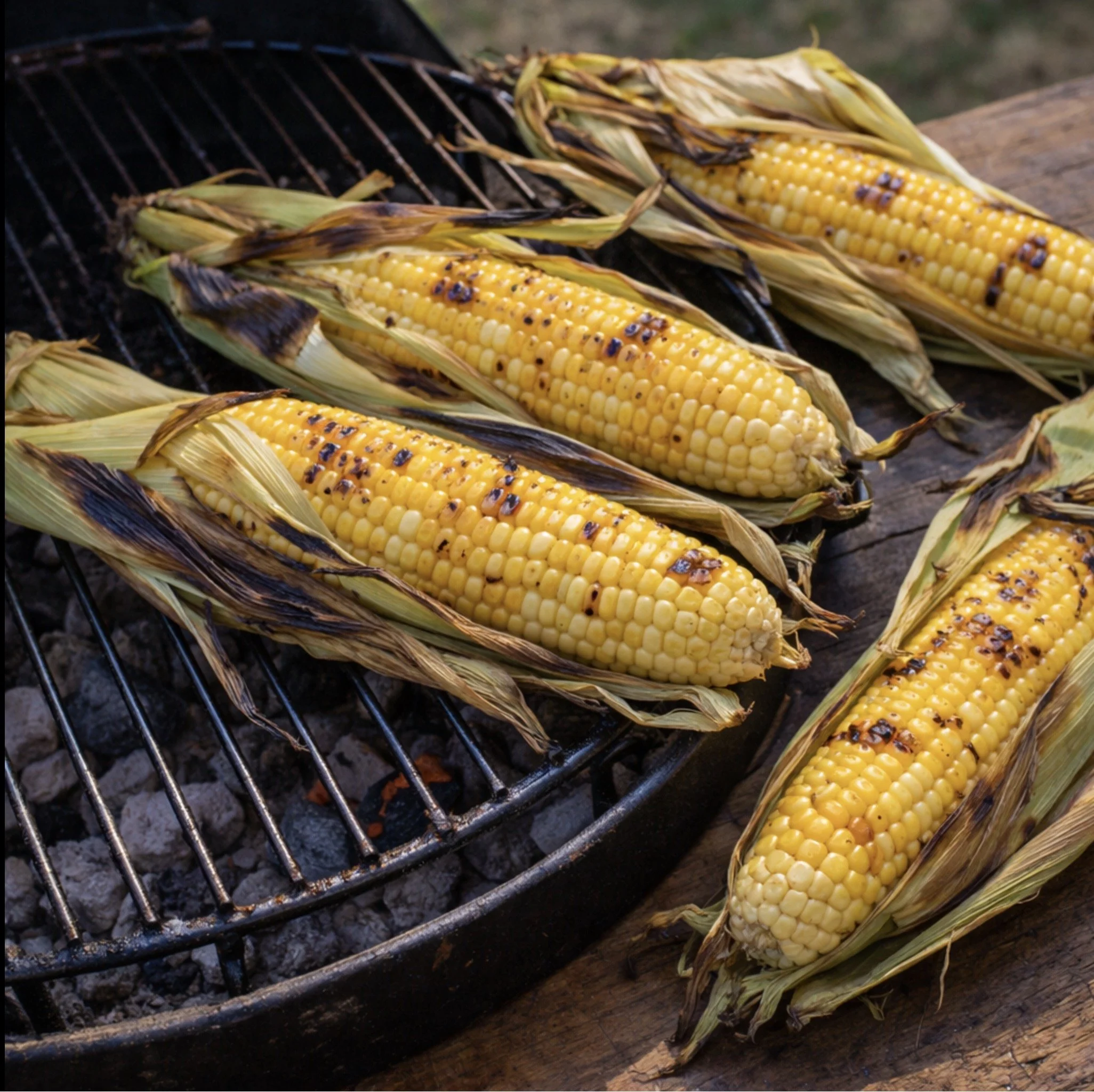 Grilled Corn in the Husk