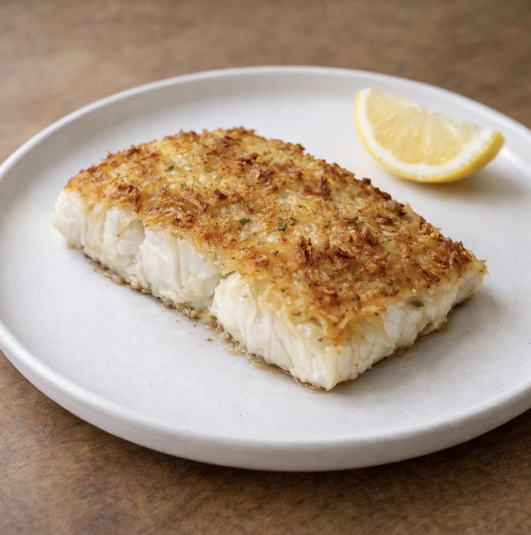 Potato-Encrusted Halibut