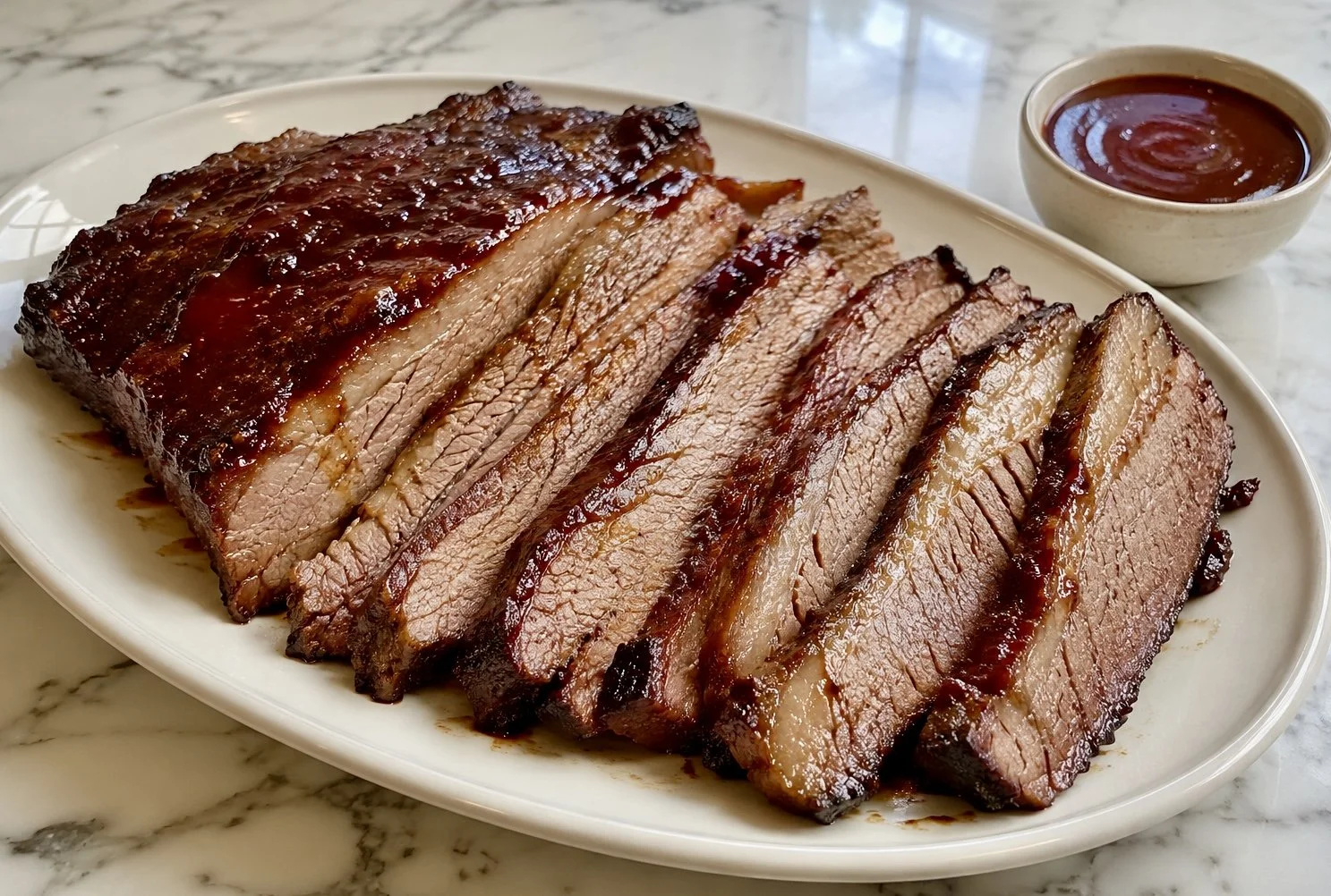 Smoky Barbecue Brisket with Homemade Salt-Free Sauce