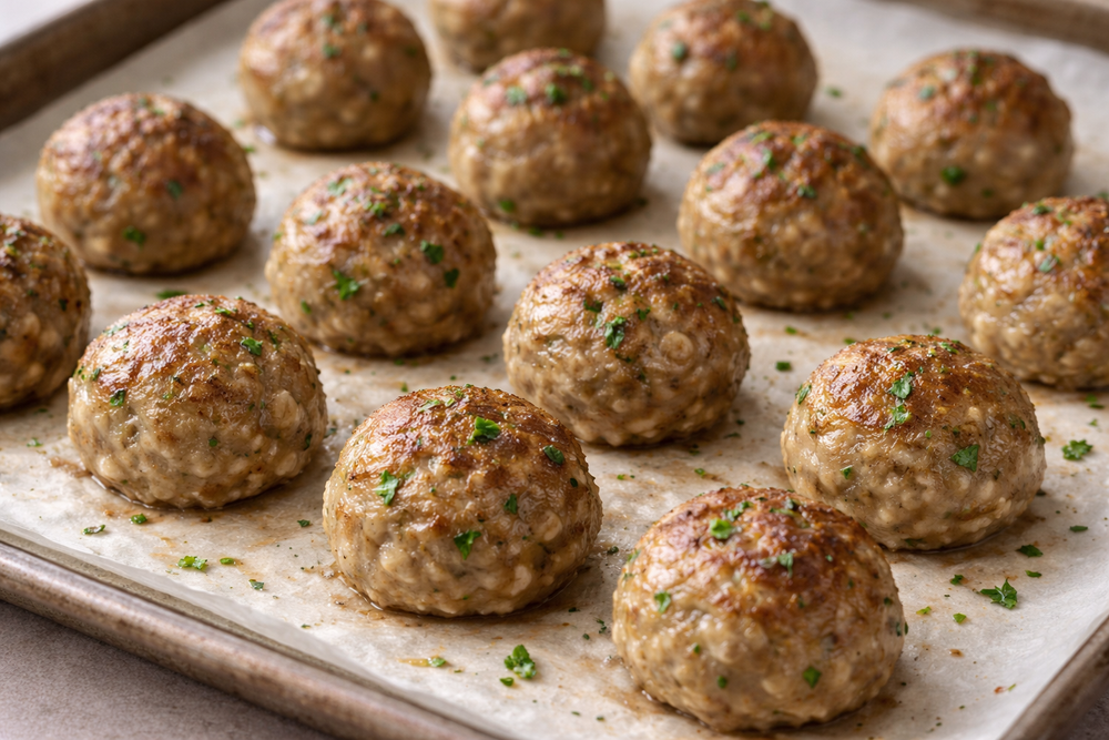 Classic Oven-Baked Meatballs | Salt-Free, Low Sodium Beef Recipe — Salt ...
