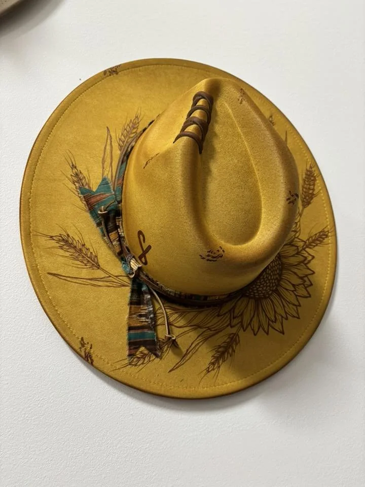 "Sunflowers and Wheat" AVAILABLE $185