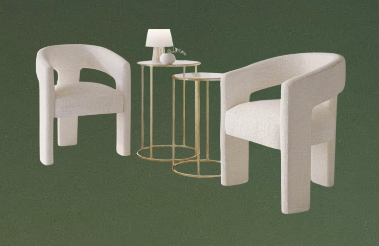 White chairs. $50 per